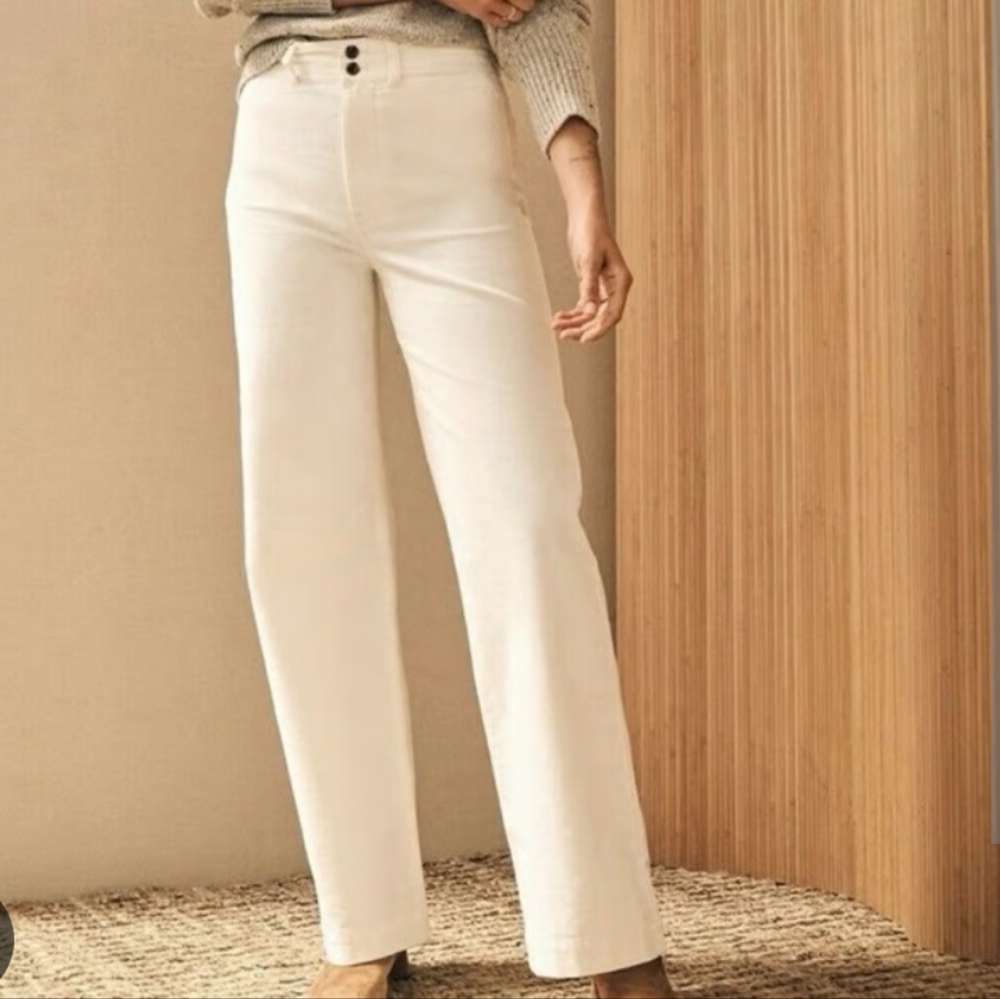 Faherty Stretch Cord Wide Leg